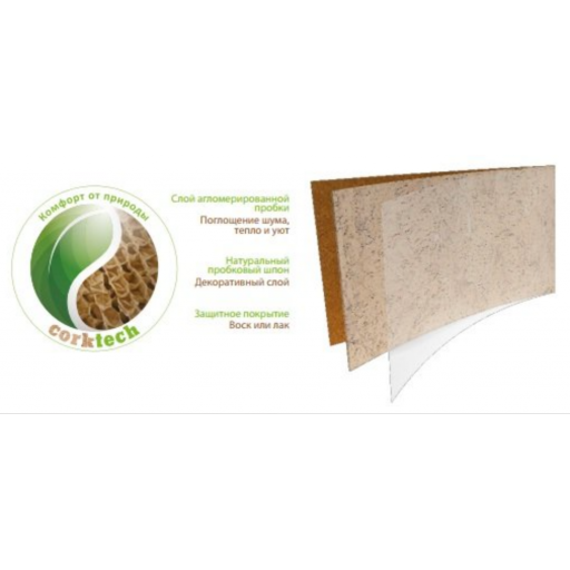 Пробковая панель для стен Amorim Wise Dekwall BALI RY48001N